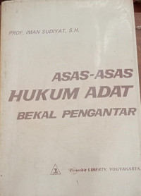 Image of Asas-asas Hukum Adat Bekal Pengantar