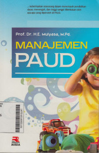 Manajemen Paud (Pendidikan Anak Usia Dini)