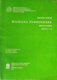 MATERI POKOK BAHASA INDONESIA