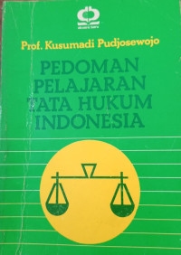 Image of Pedoman Pelajaran Tata Hukum Indonesia