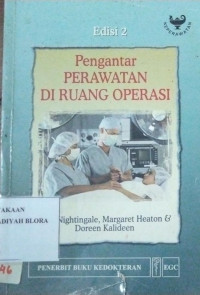 Pengantar Perawatan Diruang Operasi  Edisi 2