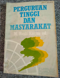 PERGURUAN TINGGI DAN MASYARAKAT