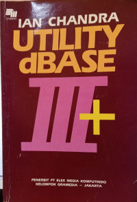 Image of UTILITY dBASE III +